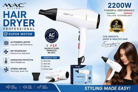 Fast Fast Hair dryer made in Italy free home dilvery