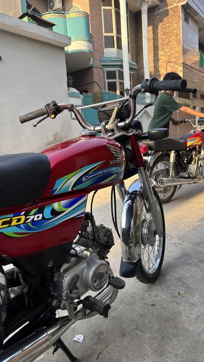 Honda CD 70 2024 model Islamabad registered  with complete document