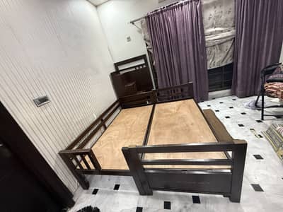 2 ashwood single beds