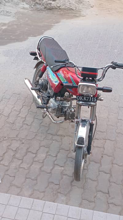 All okay bike just like cd 70 buy and drive no any work