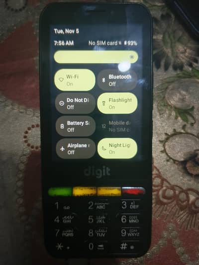 touch mobile with buttons