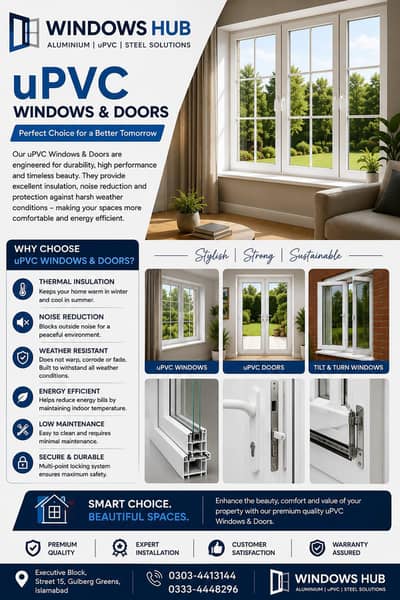 Aluminium,uPVC windows & Doorsand steel works