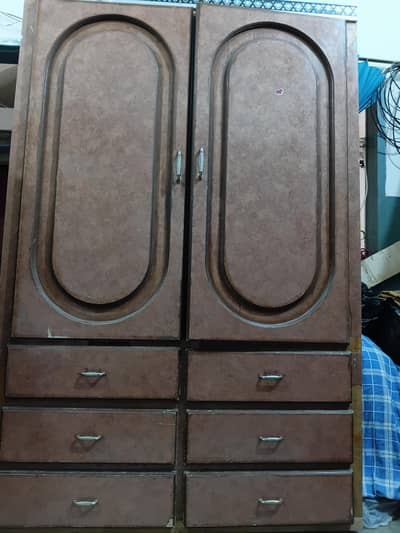 almari for sale 2 door  drawers