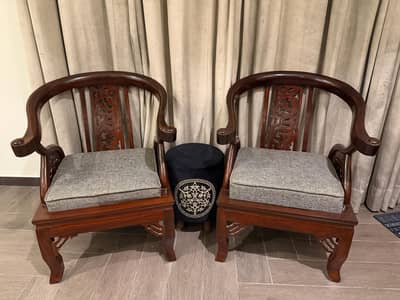 vintage style armchair set