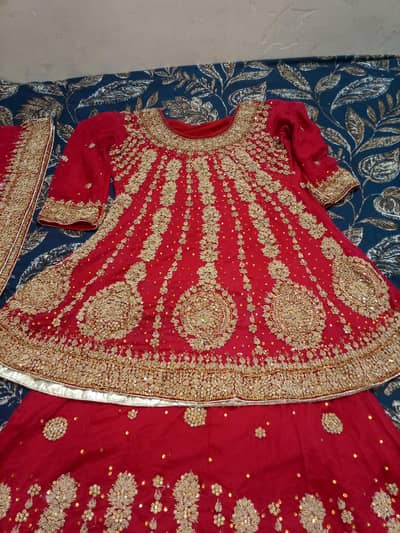 Bridal Dress /bridal lehnga/walima maxi/walima dress /baraat dress