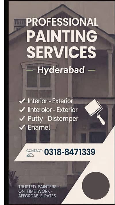 Professional Painter in Hyderabad | Ghar Office Shop
