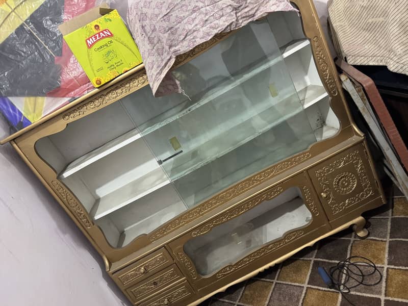Solid wood showcase 2