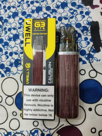 caliburn g3 lite vape pod excellent condition like new