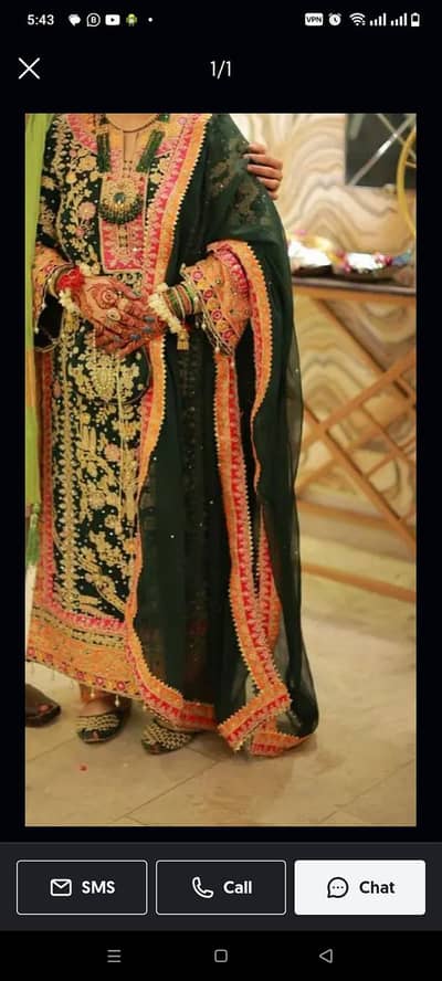 haseen official mhndi dress