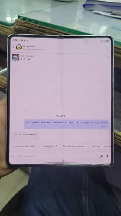 samsung Z fold 3 official approved with box and imei match