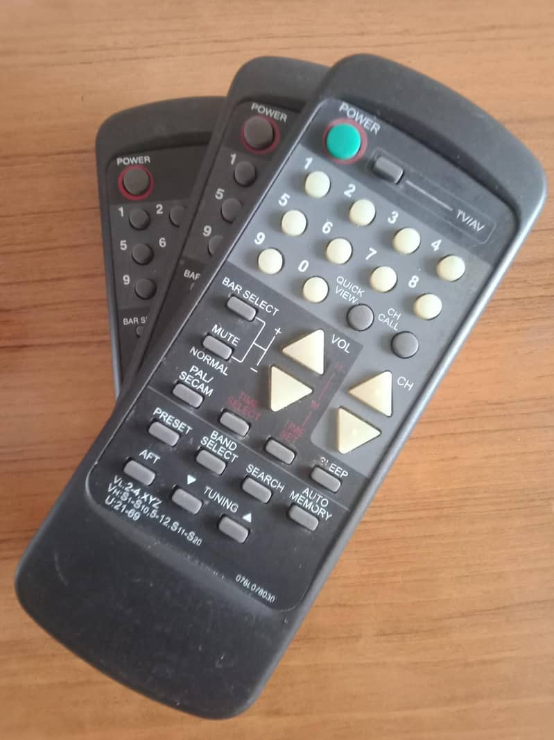 tv remotes 1