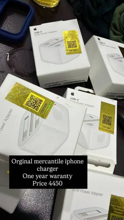 Orginal mercantyle One year waranty iphone charger