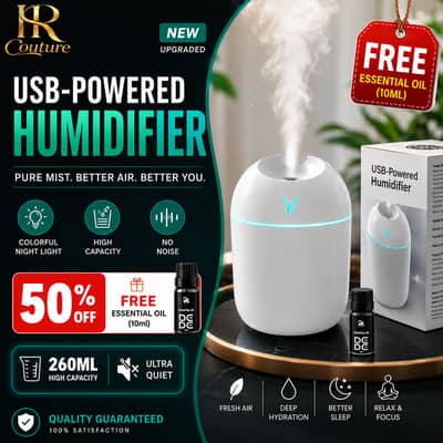 Portable Mini USB Air Humidifier with Fragrance for Home Office Car