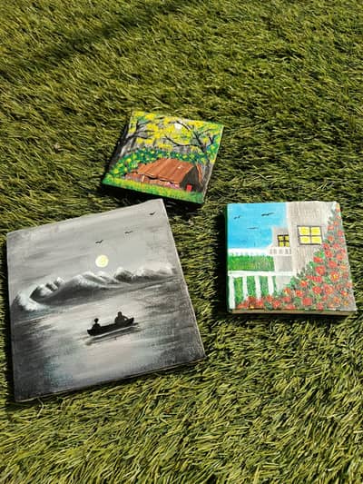 Acrylic paintings