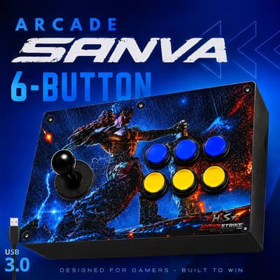 Hyper Strike Tekken Edition Arcade Joystick for ||PC||