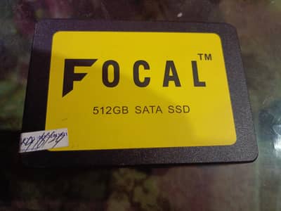 FOCAL 512GB SATA III 2.5" SSD – 100% Health
