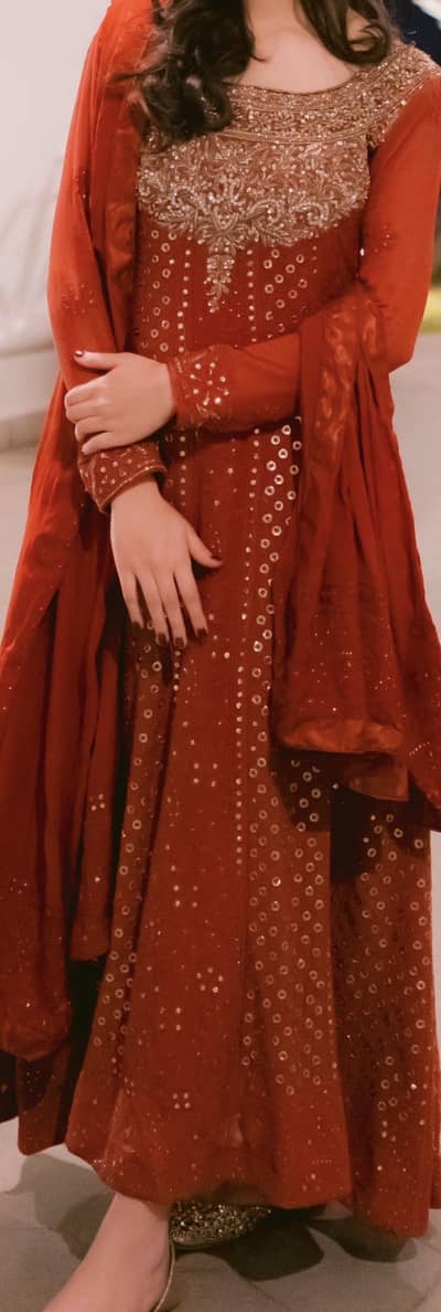 Mukesh frock (3 piece)