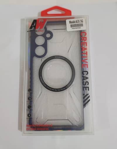 samsung Galaxy A35 5G Clear MagSafe Shockproof Protective Case Brand n
