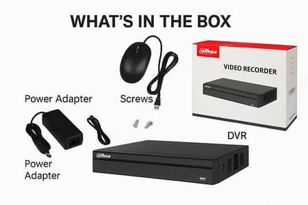 Dahua DH-XVR1B04-I 4 Channel 1080P H. 265+ DVR with AI Smart Features