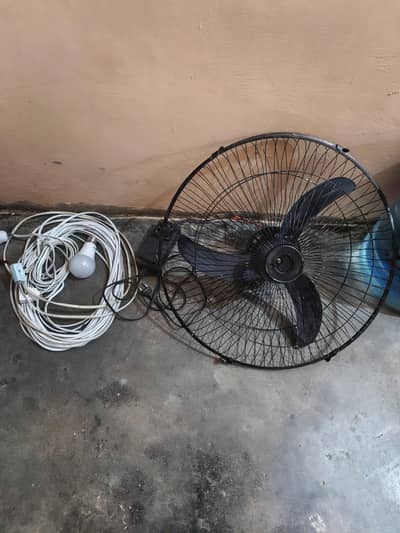 12 volt fan with 220 supply and 20 gaz wire