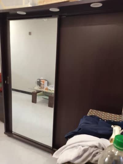 sliding doors cupboard and 2 draws