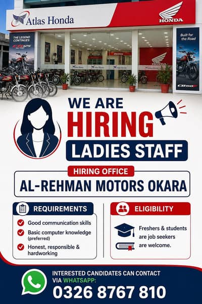 Female staff for indoor office