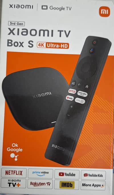 Box Pack Xiaomi 4k UHD Google TV 3rd Gen S