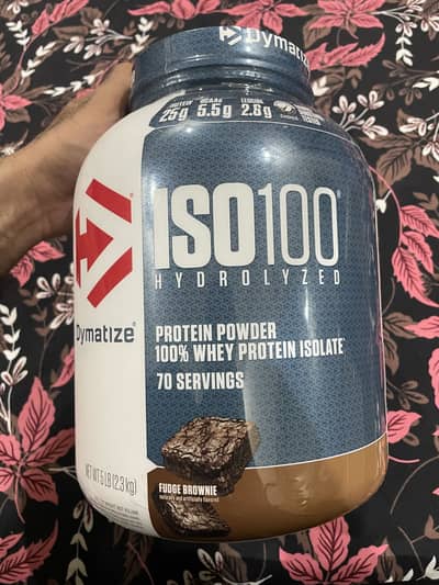 Iso 100 protein powder why protein 70 Servings Fudge Brownie 5LB