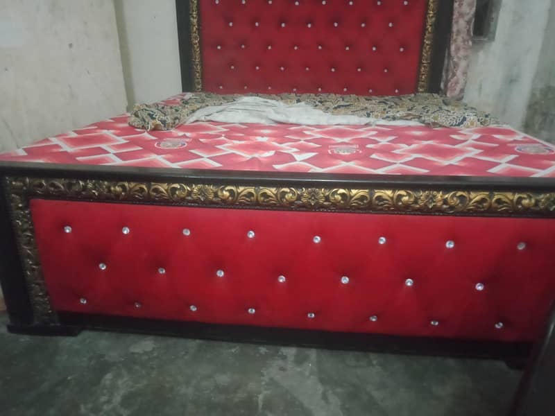 bed and side table 1
