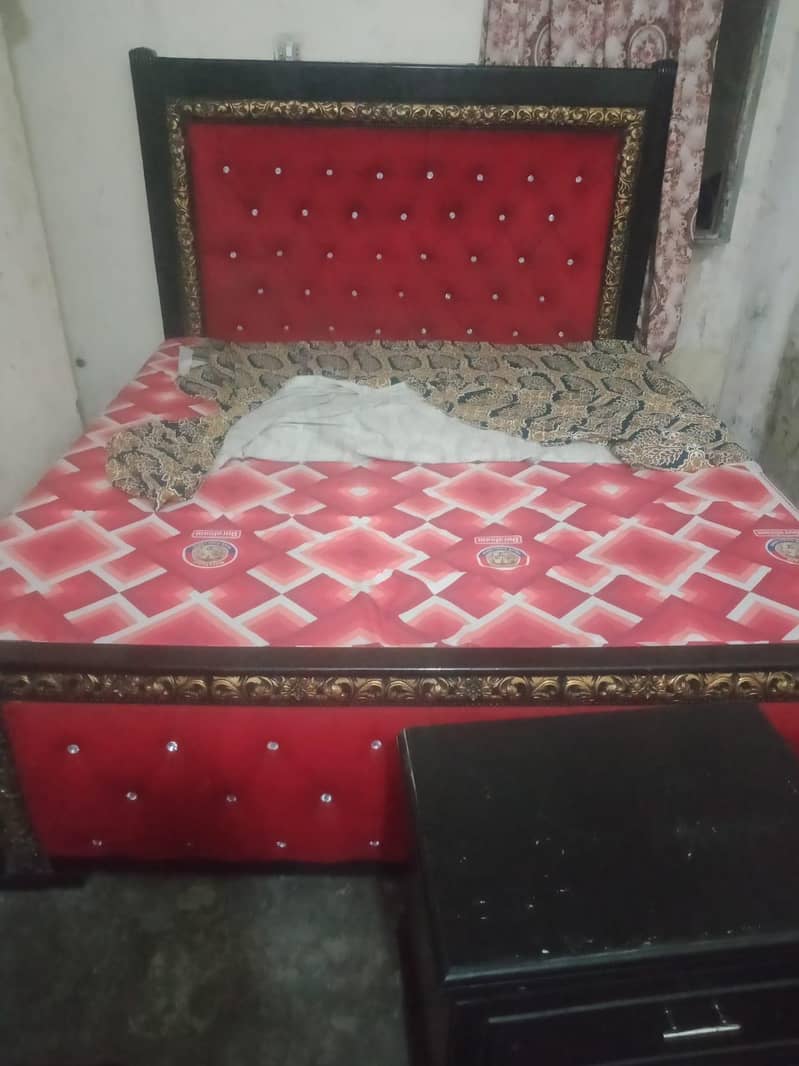 bed and side table 3