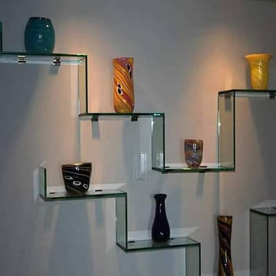 GLASS SHELVES WINDOW BLINDS ALUMINIUM WINDOW'S GLASS PARTITIONS etc