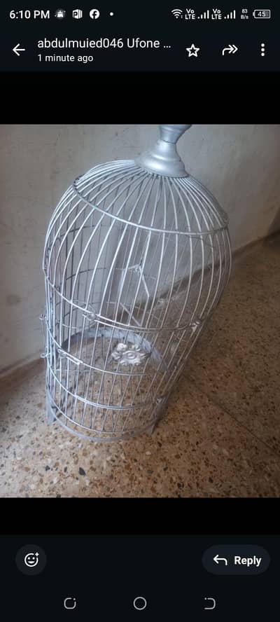 cage for grey parrot or macow
