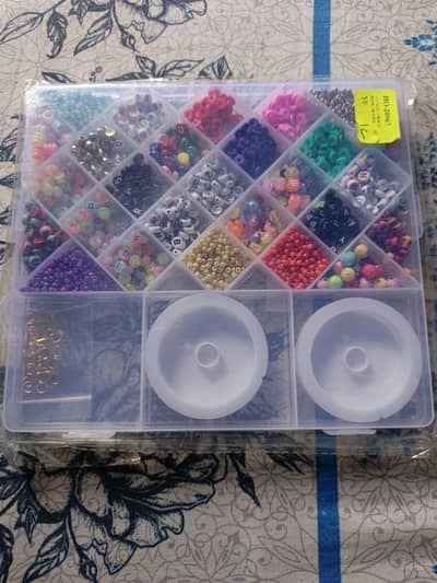 Alphabet Beads Jewelry Making Kit – DIY Bracelet & Necklace Set (New)