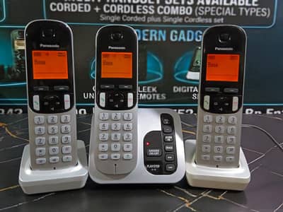 UK IMPORTED cordless phone with intercom with answer machine available