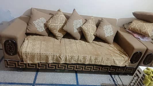 brand new sofa set 6 seter condition blkl clean h final 25k