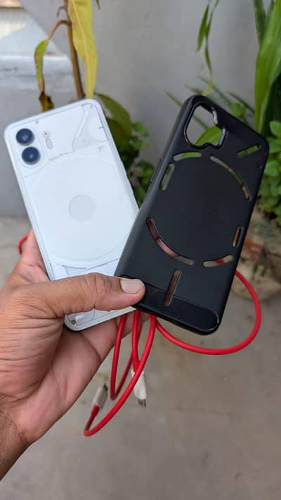 Nothing phone 2 with Cable