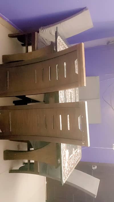 6 Seater Dining Table For Sale /Wooden double Dining Table For Sale