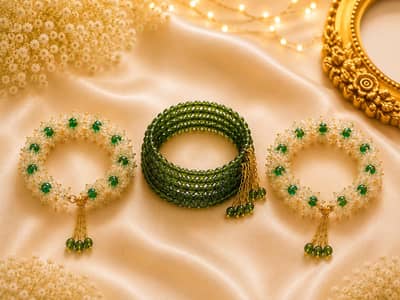 Unique style gajra bangles and bracelets