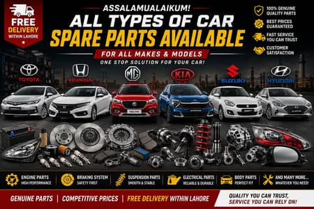 All type of spare parts available