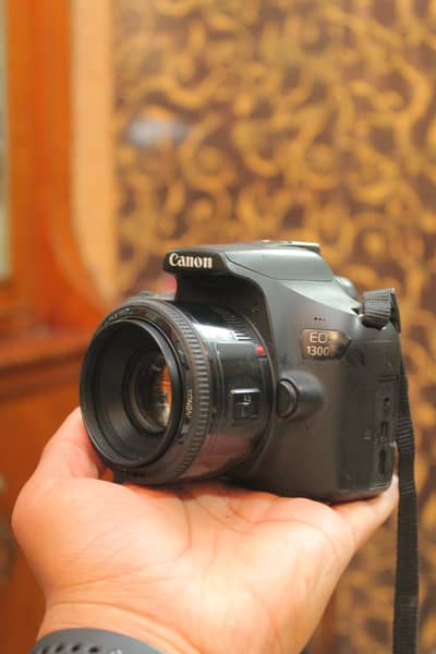 Canon 1300D DSLR Camera with 50mm F1.8 Lens