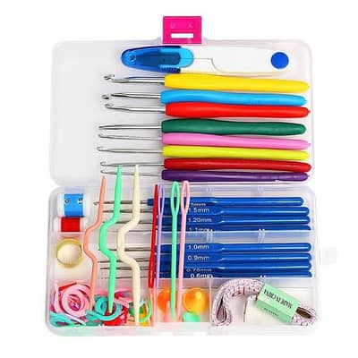 Complete Crochet & Knitting Kit – Perfect for Beginners & Pros!