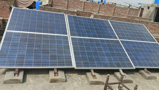 solar plats with inverter and all stand fitting