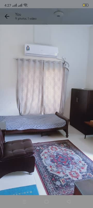 Furnished Bedroom Available For Rent in Model town H block prime Location