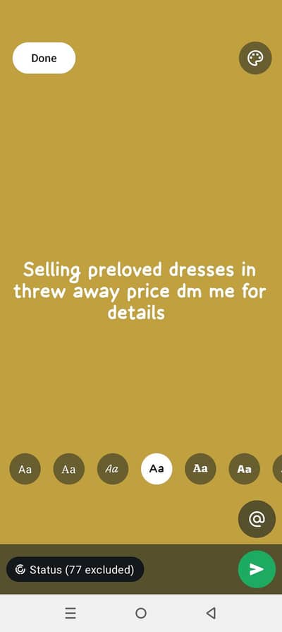 preloved items