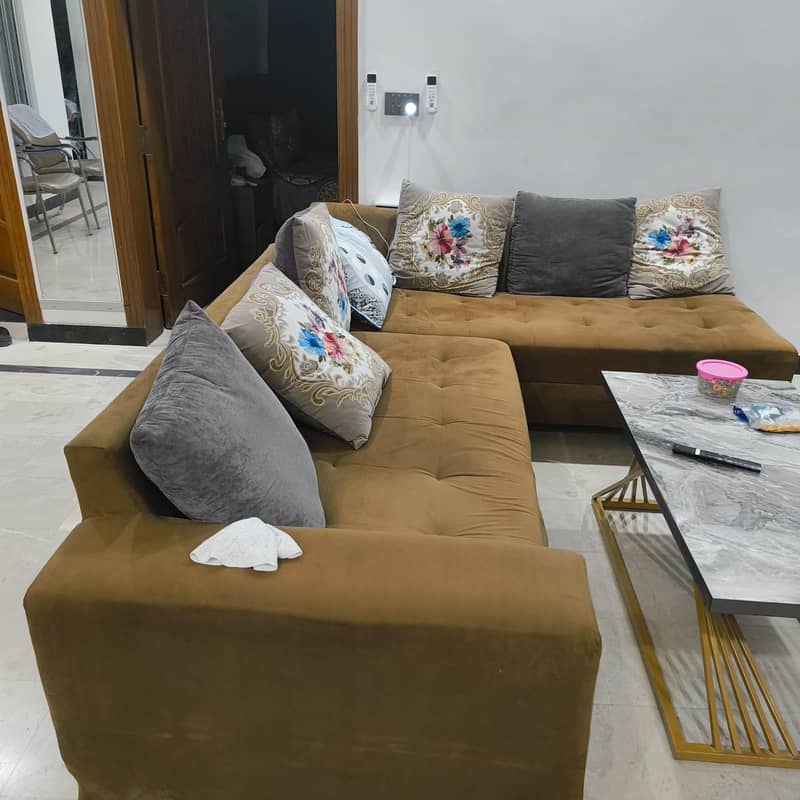 L shape 5 seater sofa 0