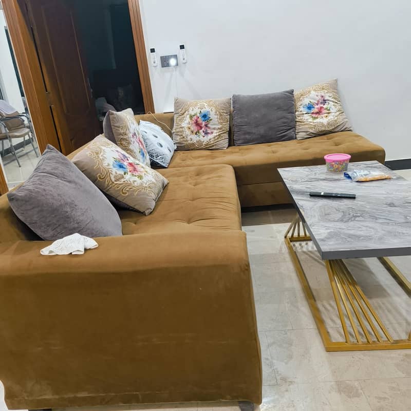 L shape 5 seater sofa 1