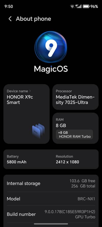 honor x9d