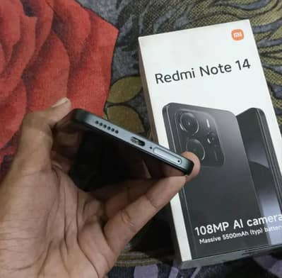Xiaomi Redmi Note 14 | 256GB | Black | PTA Approved Only 2 Month Used