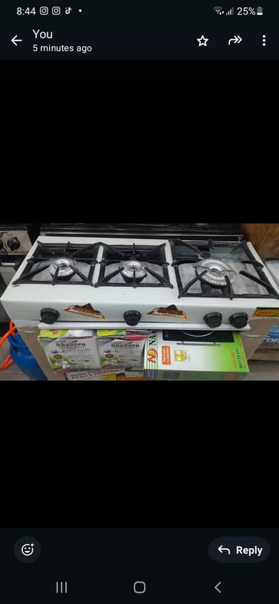3 burner stove with high quality
