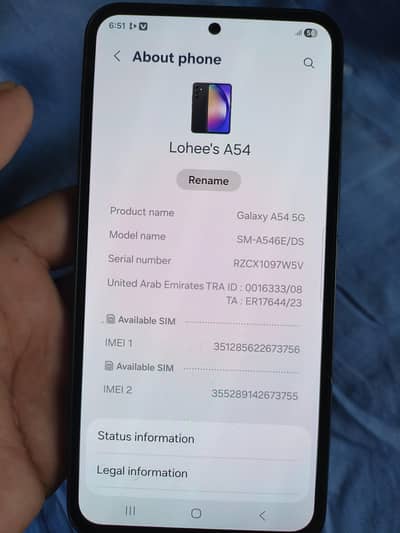 Samsung Mobile A54 5G